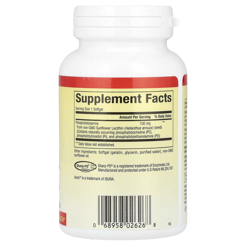 Natural Factors PS 100 mg 120 Softgels