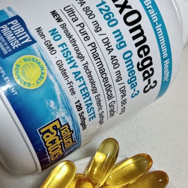 natural factors rxomega 3 60 softgels 630 mg per softgel 2