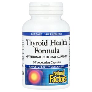 Thyroid Health Formula, 60 Vegetarian Capsules của Natural Factors
