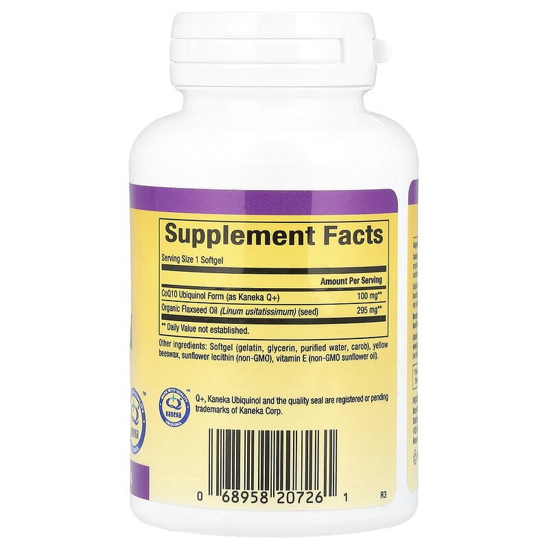 Đánh giá chi tiết Ubiquinol Active CoQ10 100 mg của Natural Factors 2 Natural Factors, Ubiquinol Active CoQ10, 100 mg, 60 Softgels