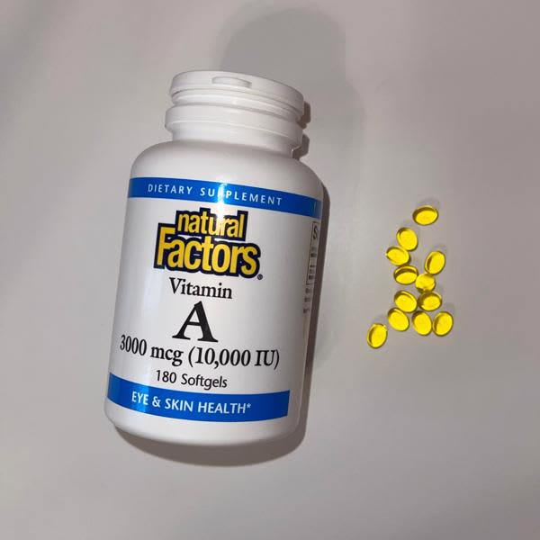 natural factors vitamin a 3 000 mcg 10 000 iu 180 softgels 2