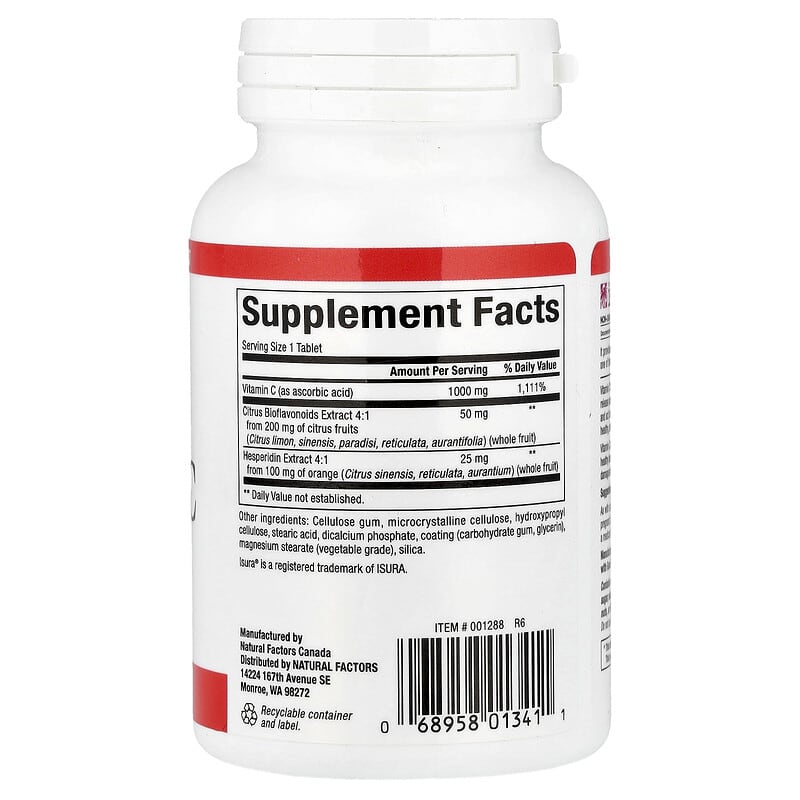 Đánh giá chi tiết Natural Factors Vitamin C Time Release 1,000 mg 2 Natural Factors Vitamin C Time Release 1,000 mg, 90 Tablets