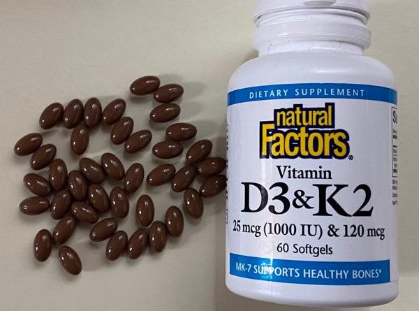 Đánh giá chi tiết Natural Factors Vitamin D3 + K2: Có thực sự hiệu quả? 1 natural factors vitamin d3 k2 25 mcg 1 000 iu 120 mcg 60 softgels 2
