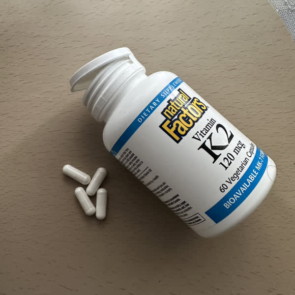 Mua hàng iHerb 27 natural factors vitamin k2 120 mcg 60 vegetarian capsules 2