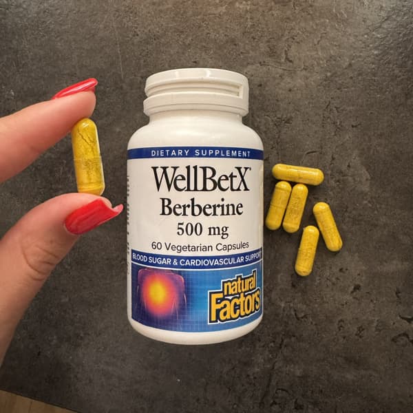 Mua hàng iHerb 26 natural factors wellbetx berberine 60 vegetarian capsules 500 mg per capsule 2