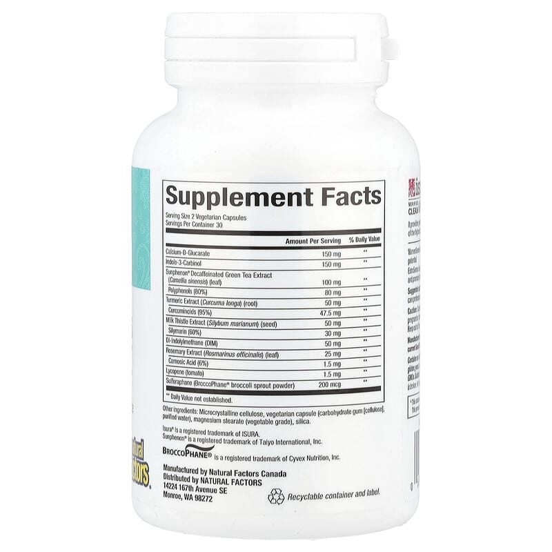 Natural Factors, WomenSense, EstroSense, Hormone Balancing, 60 Vegetarian Capsules