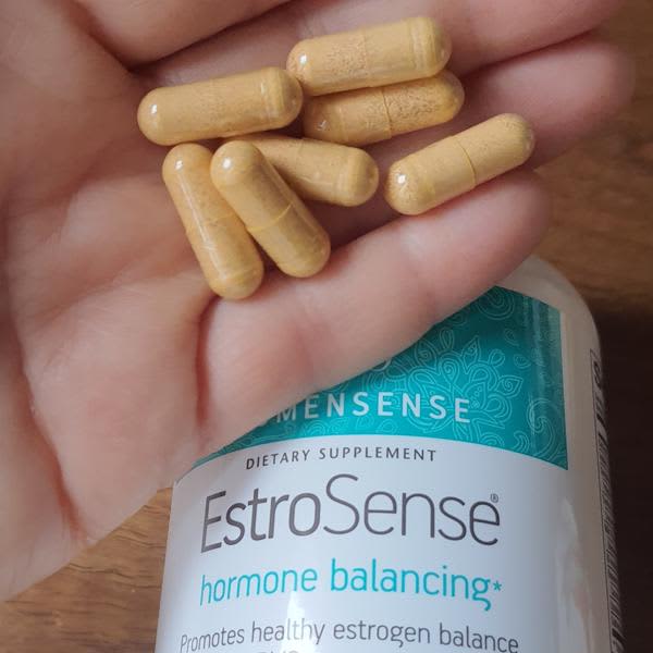 Mua hàng iHerb 25 natural factors womensense estrosense hormone balancing 60 vegetarian capsules 2