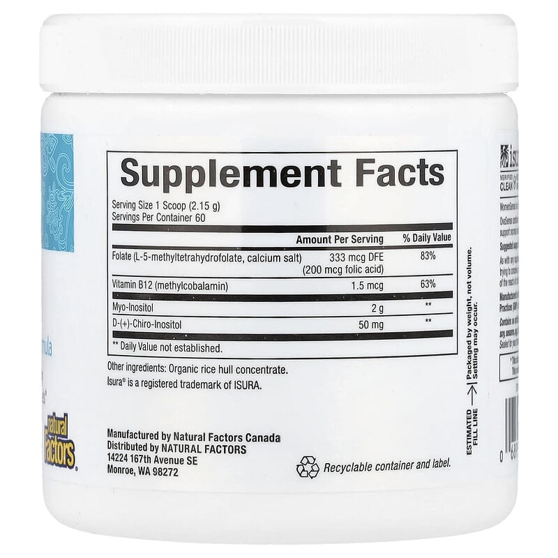 Natural Factors, WomenSense, OvaSense, 4.55 oz (129 g)