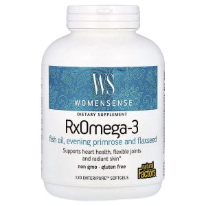 WomenSense RxOmega-3, 120 EnteriPure Softgels của Natural Factors