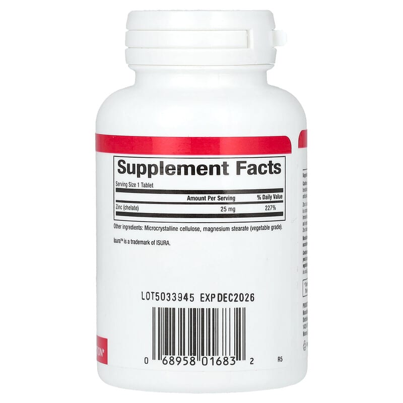 Đánh giá chi tiết Natural Factors Zinc Chelate 25 mg: Bổ sung kẽm hiệu quả? 2 Natural Factors Zinc Chelate 25 mg 90 Tablets