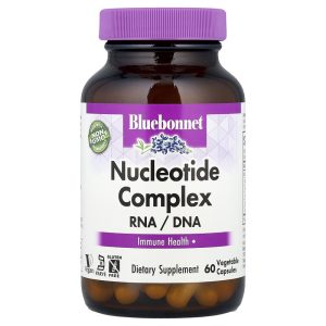 Nucleotide Complex RNA/DNA, 60 Viên Nang Thực Vật của Bluebonnet Nutrition