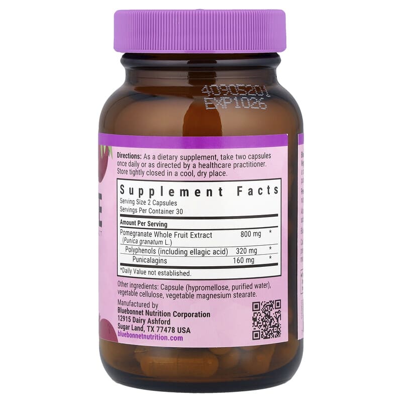 Thành phần Bluebonnet Pomegranate Extract