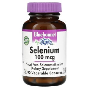 Selenium 100 mcg, 90 Viên nang thực vật của Bluebonnet Nutrition