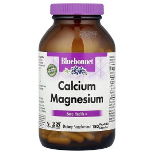 Calcium Magnesium, 180 Vegetable Capsules của Bluebonnet Nutrition