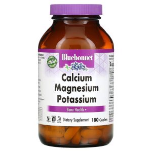 Bluebonnet Nutrition Calcium Magnesium Potassium, 180 Caplets