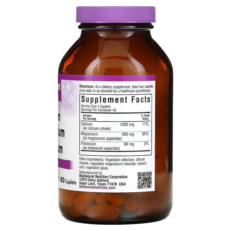 Thành phần Bluebonnet Calcium Magnesium Potassium