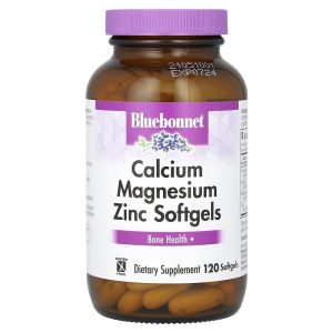Calcium Magnesium Zinc, 120 Softgels của Bluebonnet Nutrition