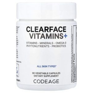 Codeage Clearface Vitamins, hộp 90 viên nang thực vật