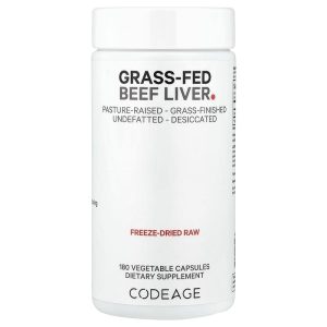 Gan Bò Ăn Cỏ Hữu Cơ, 500 mg mỗi viên, 180 viên của Codeage
