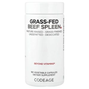 Lách bò nuôi bằng cỏ, 500 mg hộp 180 viên của Codeage