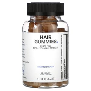 Kẹo dẻo Hair Gummies, 60 viên của Codeage