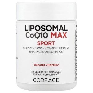 Liposomal CoQ10 Max Sport, 200 mg hộp 60 viên của Codeage