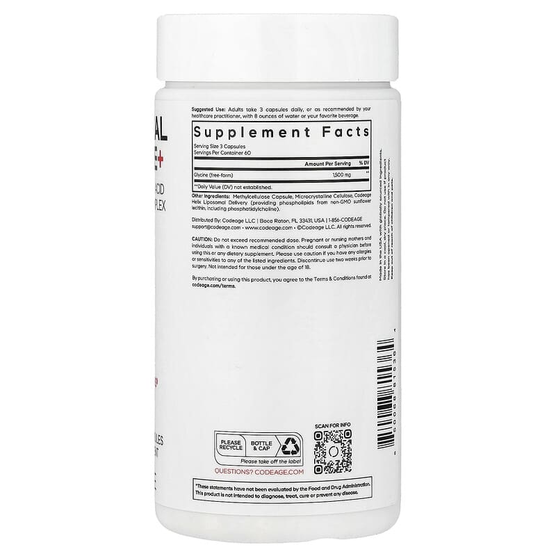 Codeage Liposomal Glycine