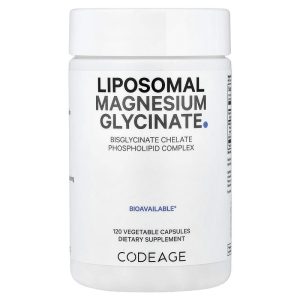 Liposomal Magnesium Glycinate, 120 mg hộp 120 viên của Codeage