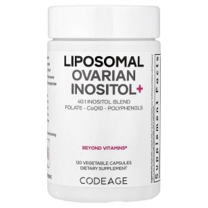 Codeage Liposomal Ovarian Inositol, 120 viên nang thực vật của Codeage