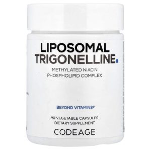 Codeage Liposomal Trigonelline, 500 mg, 90 viên nang thực vật của Codeage