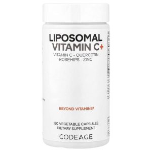 Codeage Liposomal Vitamin C, 1000 mg (dạng liposome), hộp 180 viên nang thực vật, Codeage