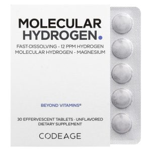 Molecular Hydrogen, 60 mg hộp 30 viên sủi của Codeage