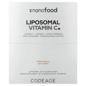 Liposomal Vitamin C, 500 mg, 32 gói, thương hiệu Codeage