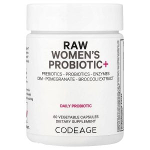 Probiotic dành cho phụ nữ, 25 tỷ CFU, 60 viên nang thực vật của Codeage