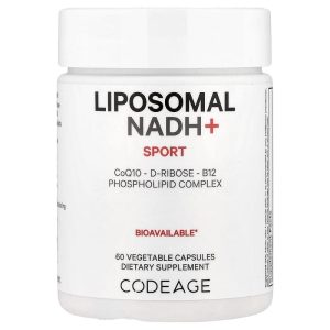 Codeage Sport Liposomal NADH, 20 mg hộp 60 viên của Codeage