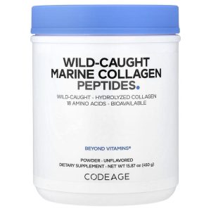 Collagen Peptides từ cá biển khai thác tự nhiên, 450 g dạng bột không hương vị của Codeage