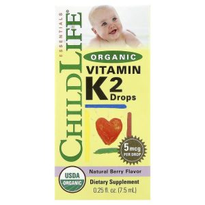Vitamin K2, 5 mcg, chai 7.5 ml của ChildLife Essentials