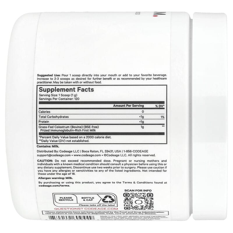 Codeage Colostrum Powder