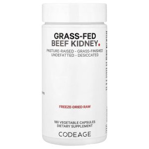 Codeage Grass Fed Beef Kidney, 500 mg mỗi viên, hộp 180 viên