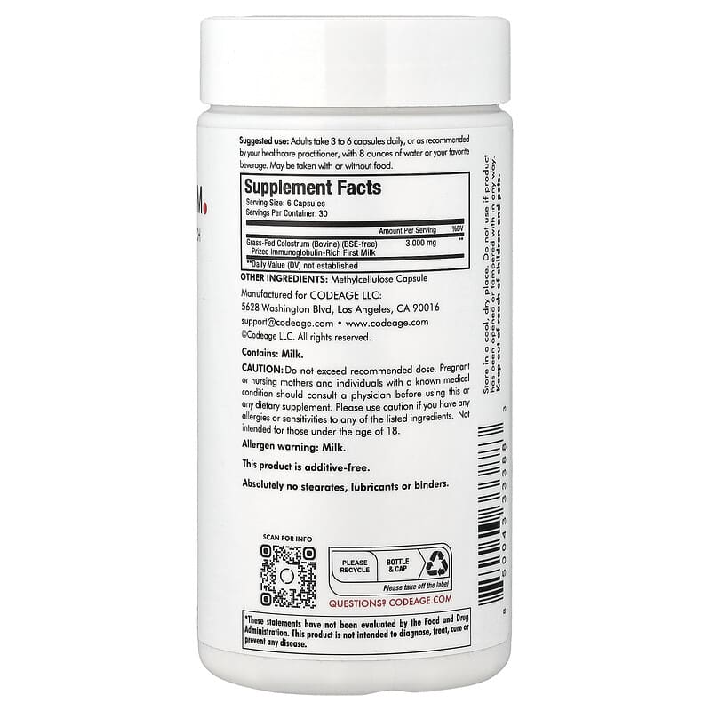 Codeage Immuno Colostrum
