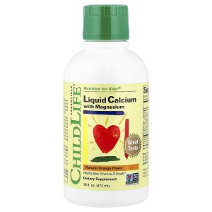 Canxi lỏng với Magie, hương cam tự nhiên, 473ml (16 fl oz) của ChildLife Essentials