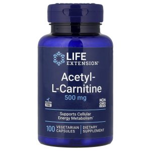 Acetyl-L-Carnitine, 500 mg, 60 Softgels của Life Extension