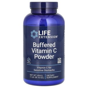 Bột Vitamin C dạng đệm, 1.1g (khoảng 1 muỗng), 120 muỗng của Life Extension